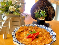 Chicken Omelette (Kai Jeaw Gai Sub)